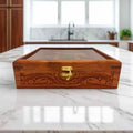 Handcrafted Masala Box – Wooden Spice Organizer Pakistan