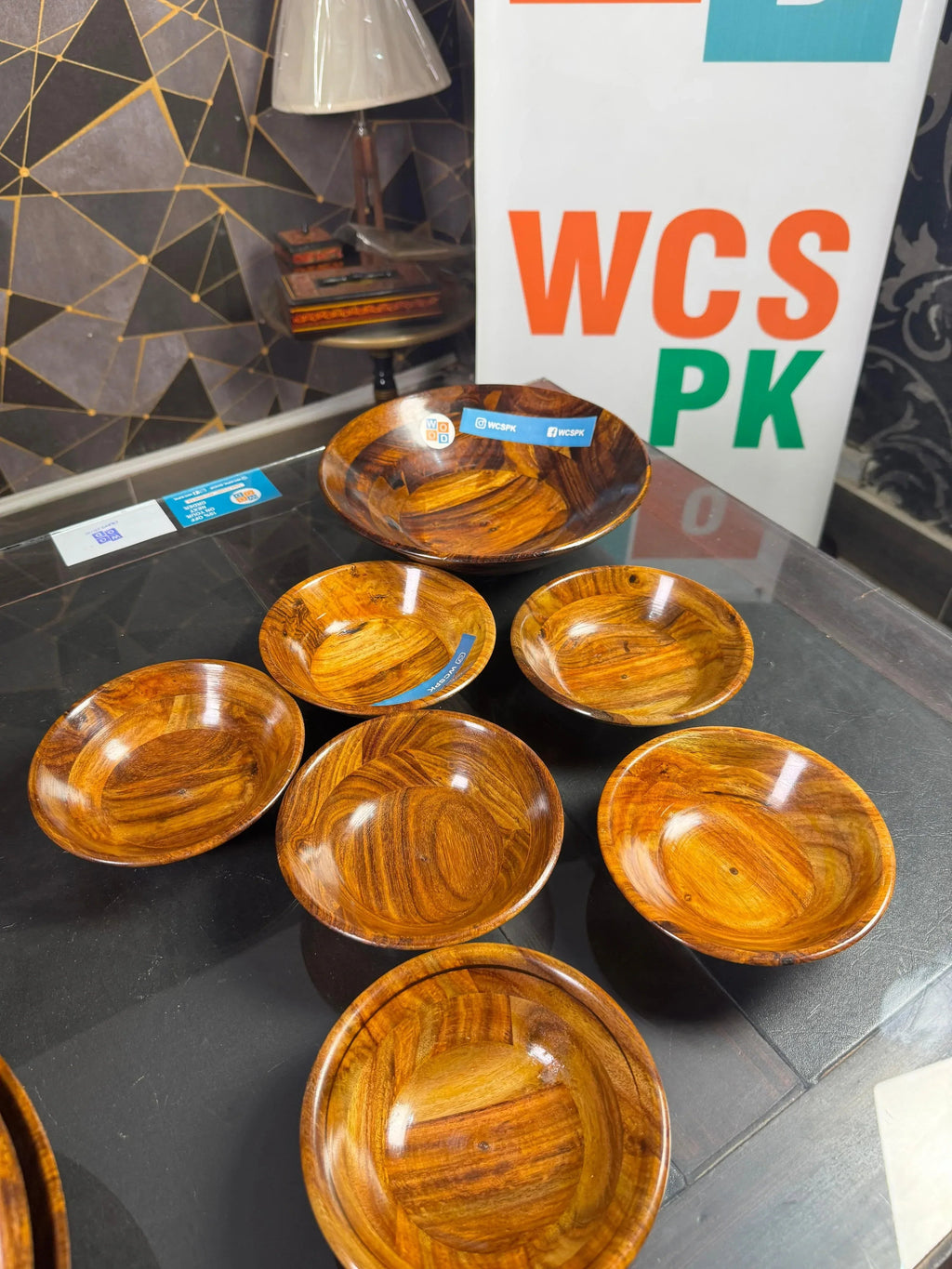 Wooden Bowl Set in Pakistan – Handcrafted Serving & Dining Bowls