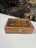 Handcrafted Masala Box (8×6 Inch) – Wooden Spice Box Pakistan