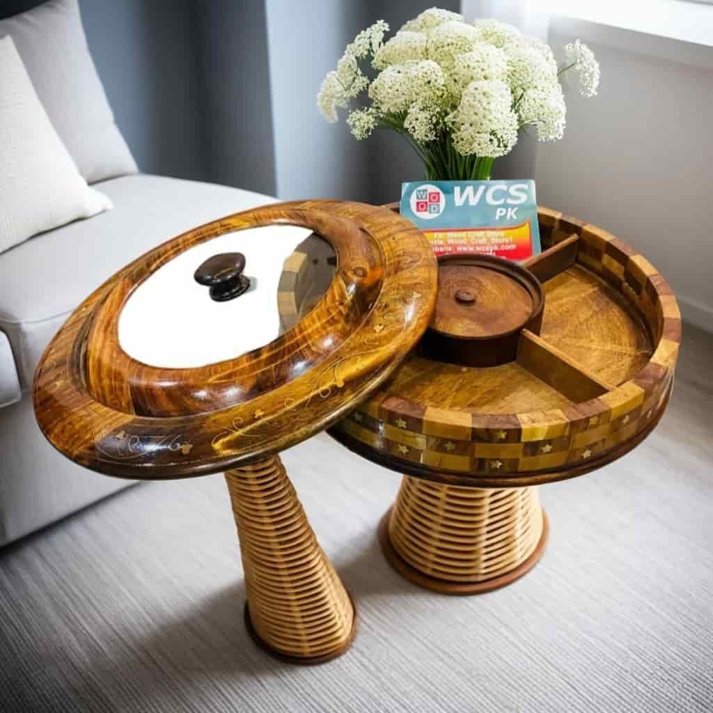 Wooden Dry Fruit Bowl – Handcrafted Serving Bowl Pakistan