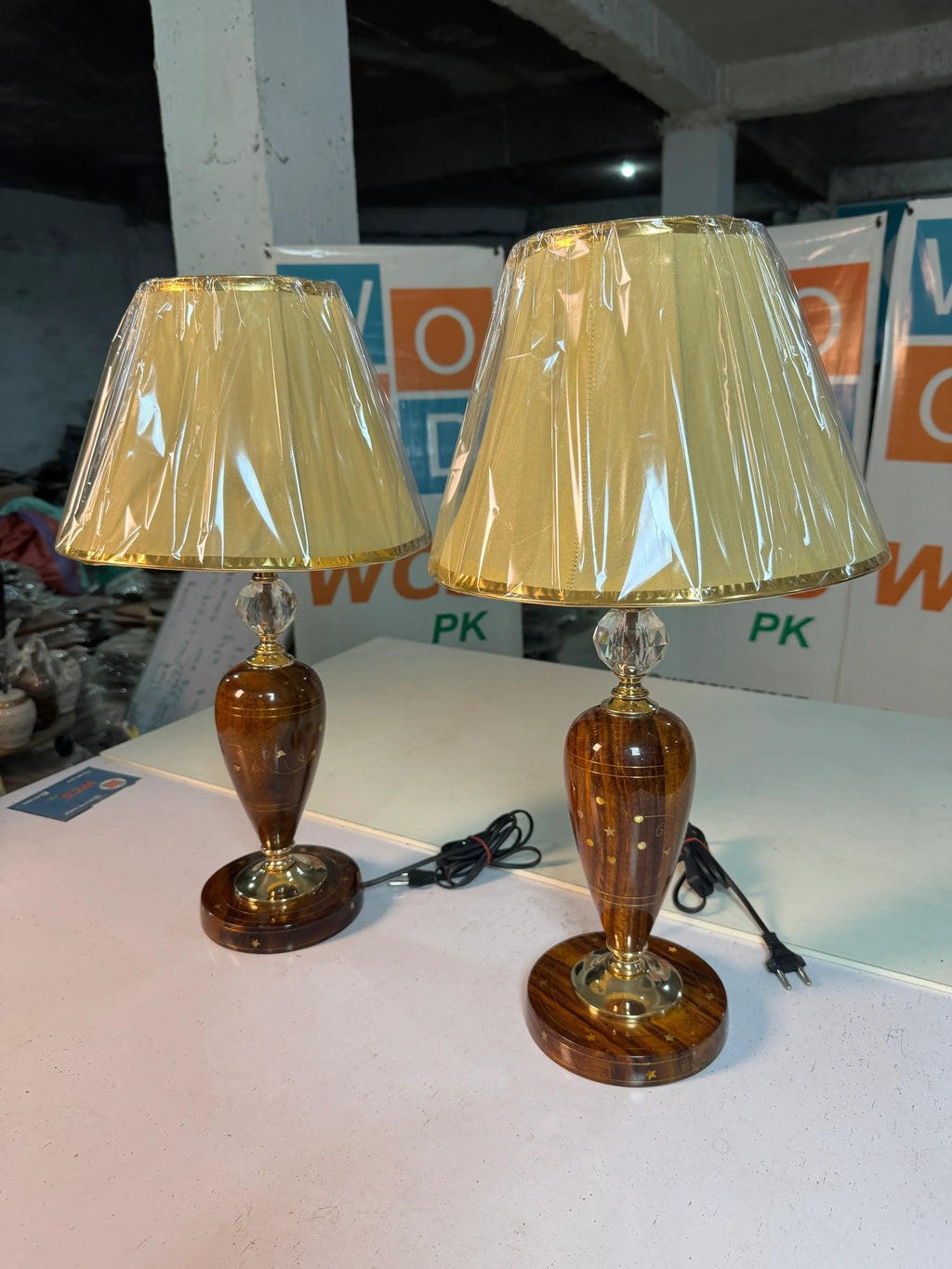Decorative Wooden Table Lamp – Multiple Stylish Designs for Home Decor